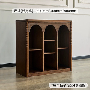 French Antique Style Solid Wood <b>Sideboard</b> 80x40x113cm Storage Cabinet For Living Room And Dining Room Use - Product Image 3