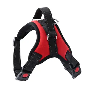 High Quality Low Price Fashion Adjustable Breathable Sport Training Front Nylon Dog Harness Hundegeschirr Pettorina Per Cani
