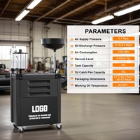 Égouttoir d'extraction d'huile pneumatique portable Offre Spéciale avec tiroir équipement d'entretien automobile universel