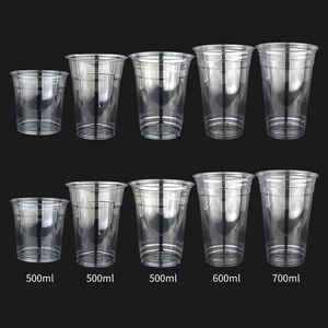 แก้วพลาสติก PET แบบใช้ครั้งเดียวสำหรับ<span class=keywords><strong>ชา</strong></span>นมและเครื่องดื่ม แบบกำหนดเองได้ - Product Image 5