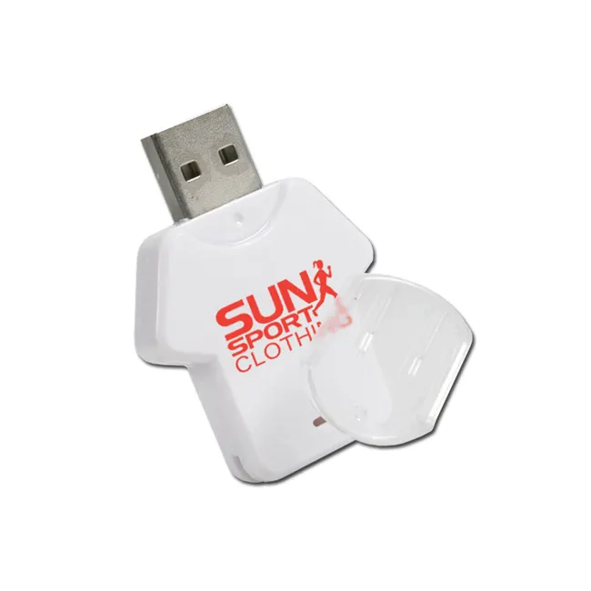 Juego de fútbol EW, ropa blanca plana 4G, camiseta bonita 8g pen drive, novedad deportiva