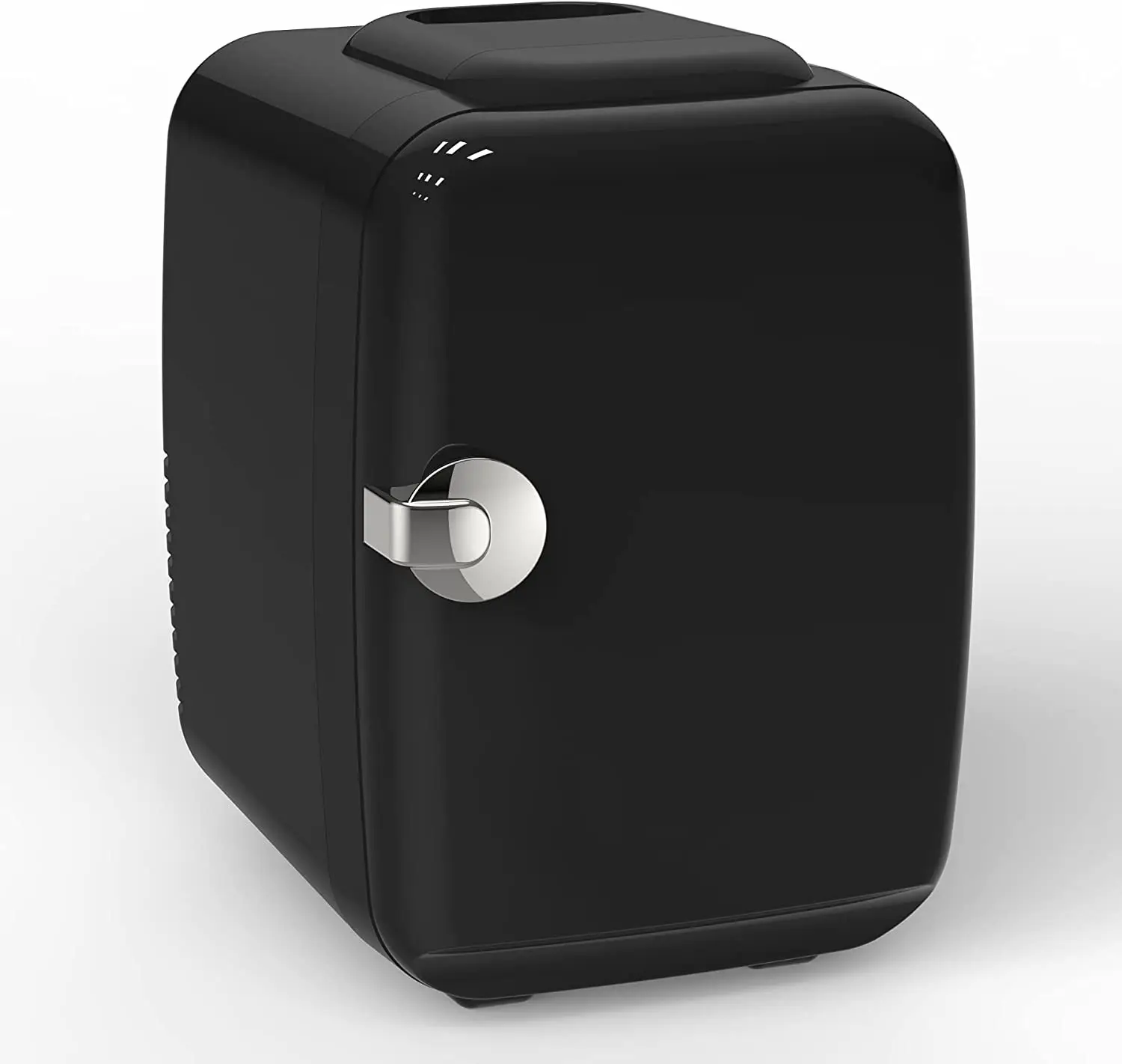 Kulkas Mini 4 Liter/6 bisa, kulkas termometer portabel, pendingin dan penghangat perawatan kulit, kulkas untuk makanan kecantikan