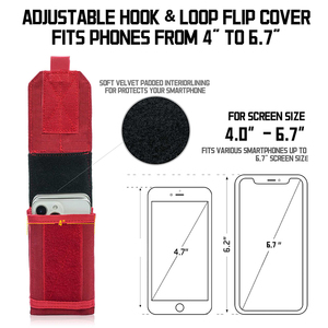 Novas Capas de Telefone com Dois Compartimentos, Bolsa para Celular com Espaço para <span class=keywords><strong>2</strong></span> Telefones, Bolsa de Cintura para Corrida ao Ar Livre para Mulheres e Homens - Product Image 5