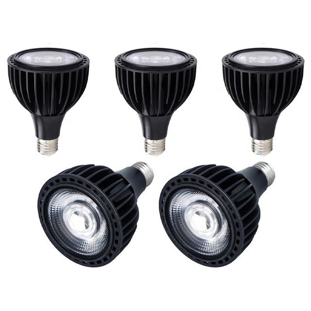 White Black Dimmable15W 20W 25W LED Spot Light No Flickering Bulbs PAR30 LED Spotlight Lamp E26 E27