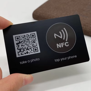 Cartes PVC NFC personnalisées avec logo, 13,56 MHz, NFC213/215/216, anti-métal, étanches, ISO 1K, programmables, pour réseaux sociaux et avis clients - Product Image 5