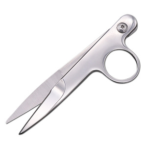 Stainless Steel Sewing Scissors Straight Head All Steel U Shape Thread Cutter Home Use - Product Image 1