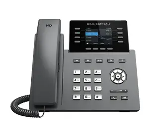 Grandstream运营商级知识产权电话GRP2624 8线4 SIP账户是忙碌的专业人士和接待员的完美选择