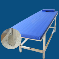 Lit de massage de beauté au design moderne personnalisable, plaque en acier inoxydable renforcée, trous pour éponge, appui-tête intégré, utilisation hôtelière