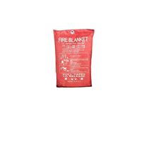 Couverture anti-feu en fibre de verre, ignifuge, résistante à la chaleur, pour une utilisation en cuisine, industrielle et en cas d'urgence