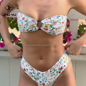 Swimwear Manufacturer Wholesale OEM Custom Two Piece Swimsuit Bathing <b>Suits</b> for Women Bikini Sets - Product Image 4
