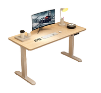 Bureau d'ordinateur intelligent et contemporain, électrique et automatique, pour e-sport, avec pieds relevables à moteur simple ou double, en acier inoxydable, avec rangement pour bureau