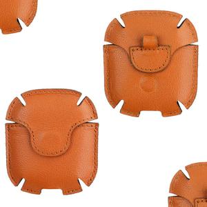 Gran <span class=keywords><strong>oferta</strong></span> 2019 Funda de cuero auténtico para Airpod funda a prueba de terremotos inalámbrica - Product Image 4