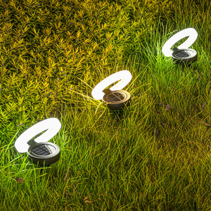 Nueva Lámpara Solar LED para Exteriores, Resistente al Agua, para Jardín, Caminos y Escaleras, Cuerpo de Plástico Duradero, Lámpara de Jardín Enterrada - Product Image 3