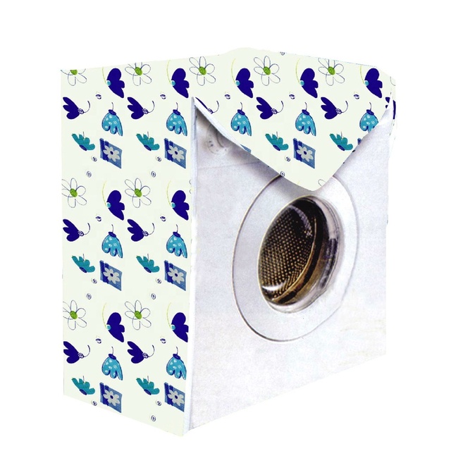 Durable Quilted Washing Machine Protector Cover 3-Layer Waterproof PEVA Front Open Style FHP WC1108F
