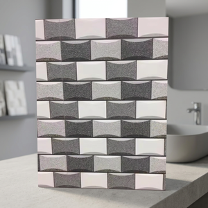 300x600mm aspect attrayant brique motif 3d 30x60cm extérieur céramique 12x24 carreaux muraux pour la décoration d'élévation de restaurant extérieur - Product Image 1