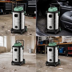 Aspirateur cyclonique industriel grande capacité à filtration humide et sèche, très vendu, pour usage domestique, automobile, hôtelier, extérieur et commercial - Product Image 2