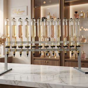 Machine de remplissage manuelle de parfum haut de gamme 2026 à 12 têtes, distributeur de fragrance, équipement de bar pour la vente au détail en boutique, remplisseur de flacons - Product Image 1