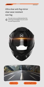 Mũ bảo hiểm xe máy phong cách Châu Âu Mũ bảo hiểm đầy đủ Mũ bảo hiểm động cơ ABS bảo vệ đầu - Product Image 2