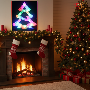 15.5 \ "ha condotto la decorazione dell'albero di Natale con luce 24PCS Per Set - Product Image 5