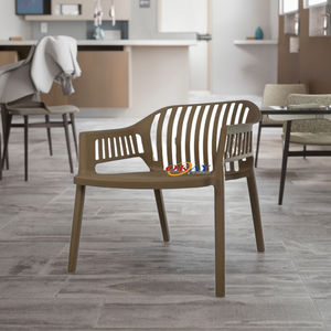 Moderne Groothandel Woonkamer Stapelbare Verticale Buitentuin Plastic Eetkamer Armleuning Stoel Schimmel - Product Image 4
