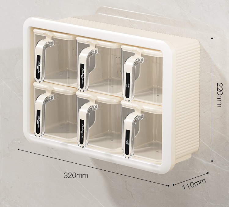 Blanco, 6 Compartimentos