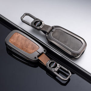 Housse de clé de voiture en cuir en gros pour Peugeot 308SW 407 508 408 <span class=keywords><strong>2018</strong></span> pour Citroen C4 CACTUS C5 C4L accessoires porte-clés de voiture - Product Image 4