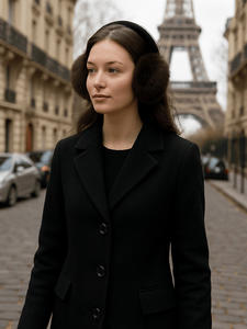 冬の暖かさ、快適、ファッショナブル、ミニマルなフリースユニセックス耳マフ - Product Image 2