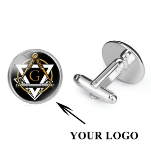 Bán Buôn Vòng Đen Đá Quý Mạ Vàng Khuy Măng Sét Pha Lê Đá Quý Mens Khuy Măng Sét - Product Image 5