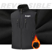 Gilet utilitaire personnalisé à la mode, multi-poches, fermeture éclair, sans manches, en maille, pour la randonnée, la pêche, la photographie, gilet d'extérieur en nylon pour hommes