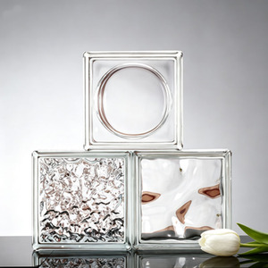 Briques <span class=keywords><strong>de</strong></span> <span class=keywords><strong>verre</strong></span> creuses à motif moderne <span class=keywords><strong>de</strong></span> haute qualité, <span class=keywords><strong>prix</strong></span> direct usine, 190x190x80mm, haute transmission lumineuse, pour <span class=keywords><strong>salle</strong></span> <span class=keywords><strong>de</strong></span> <span class=keywords><strong>bain</strong></span> et escalier - Product Image 1