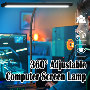 70cm dẫn ánh sáng ban đêm Dimmable máy tính cạnh giường ngủ nghiên cứu đèn bàn bảng kẹp cho văn phòng & sử dụng phòng - Product Image 4