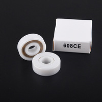 Roulement en céramique entièrement en zircone ND 608CE 8x22x7mm, roulement à billes à grande vitesse non magnétique pour skateboard et rollers