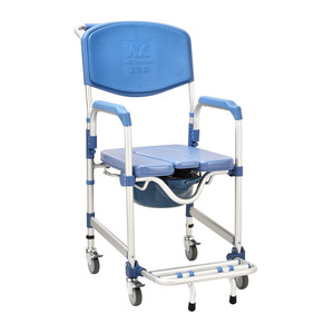 Weyking Hospital Wheeled <b>Commode</b> <b>Chair</b> Portable With Wheels For Disabled And Elderly Care Use - Product Image 1