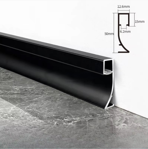 Décoration de <span class=keywords><strong>plinthes</strong></span> LED pour l'usine de Foshan - Installation simple de <span class=keywords><strong>plinthes</strong></span> murales en aluminium pour les sols d'hôtel - Product Image 3