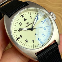 Montre tactique tout temps 36mm vert cadran lumineux complet Japon NH35 mouvement dôme saphir 200m WR