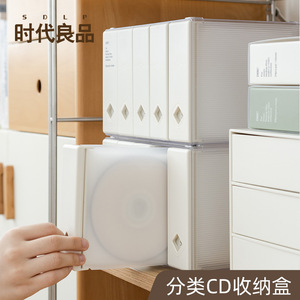 Shidai Liangpin Cd Case 120-Disc Plastic Storage Box For Ps4 Organizing Dustproof Durable Square Design - Product Image 1