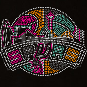 Motivo <span class=keywords><strong>de</strong></span> diamantes <span class=keywords><strong>de</strong></span> imitación termoadhesivo personalizado con transferencia <span class=keywords><strong>de</strong></span> cristal del equipo <span class=keywords><strong>de</strong></span> baloncesto <span class=keywords><strong>Spurs</strong></span> para <span class=keywords><strong>camiseta</strong></span> DIY - Product Image 4
