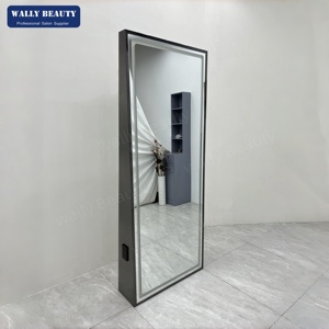 Station <span class=keywords><strong>de</strong></span> salon double face <span class=keywords><strong>de</strong></span> luxe, style moderne, <span class=keywords><strong>miroir</strong></span> <span class=keywords><strong>de</strong></span> salon <span class=keywords><strong>de</strong></span> coiffure, station <span class=keywords><strong>de</strong></span> coiffage pour barbier - Product Image 3