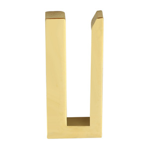 Hebilla en forma de U dorada, chapada en metal, duradera, para bolsos y artículos de cuero - Product Image 4