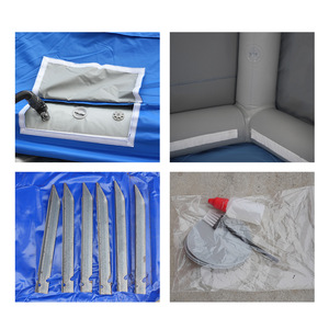 Tente de secours d'urgence Haoyu 5,6x3,6x2,7m, trois couches, imperméable, abri de secours en cas de catastrophe, utilisation quatre saisons - Product Image 3