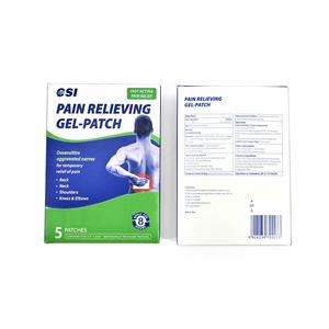 관절 통증 관절염 요통에 대한 CSI 진정 냉각 패치 통증 완화 젤 - Product Image 1