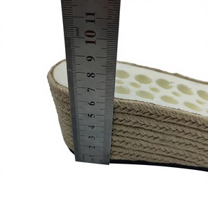 <span class=keywords><strong>Espadrilles</strong></span> pour femmes GUOZU, mode féminine, avec talon compensé durable antidérapant en PU + jute - Product Image 5