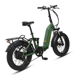 Vélo électrique pliable TXED à pneus larges de 20 pouces, moteur 500W, batterie 48V 15Ah, 7 vitesses, freins à disque hydrauliques, vélo pliable électrique - Product Image 1