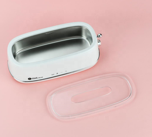 2023 nouveau design anneau de <span class=keywords><strong>lunettes</strong></span> Mini réservoir d'alimentation en acier inoxydable MINI nettoyeur <span class=keywords><strong>à</strong></span> <span class=keywords><strong>ultrasons</strong></span> version sans fil - Product Image 2