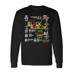 T-shirt à manches longues pour hommes afro-américains de la semaine de la histoire noire - Product Image 2