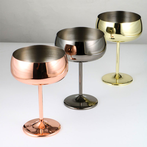 15oz <strong>Espresso</strong> <strong>Martini</strong> Cocktail Wine Goblet Stainless Steel Champagne Coupe <strong>Glasses</strong> Long Stem Margarita <strong>Glass</strong> Wedding Gift Set - Product Image 6