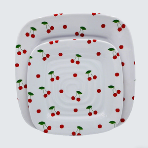 Piatti Quadrati in Melamina per Servire Piatti Principali, Dolci, Antipasti o Contorni Freschi - Product Image 5