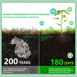Cinta sin plástico que se puede reciclar Cinta de embalaje ecológica sostenible - Product Image 6