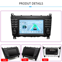 LELV 7 \ "Android Car Radio GPS Carplay Auto Systems DVD Player pour Mercedes Benz W203 2004-2007
