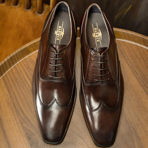 Zapatos de Vestir de Cuero para Hombre, Estilo Británico, Personalizados, de Lujo, con Correa en Punta, Casuales - Product Image 2